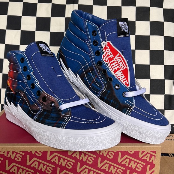 Vans Sk8-Hi Bolt Big Reveal Closet Navy/White Men’s sneakers - Picture 6 of 16